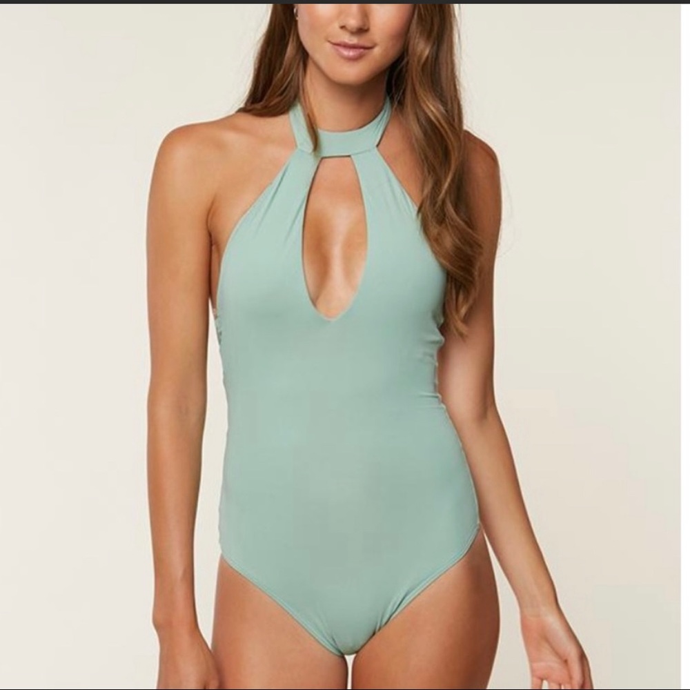 O'Neill Women's Salt Water Solids light sea green One Piece Swimsuit